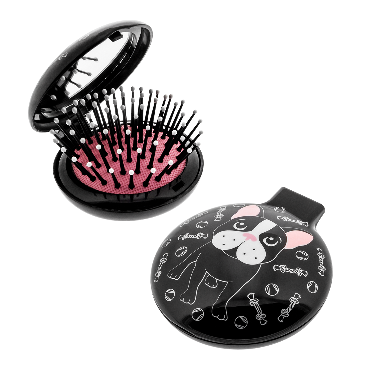 CEPILLO DE PELO CON ESPEJO